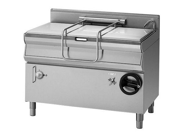 Modular Gas Tilting frying pan, 112 liters, 1200x900x850mm