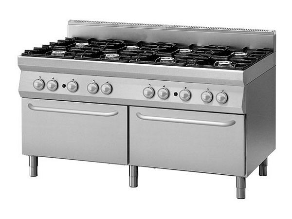 Modular Range, 8 burners, with 2 electric ovens, 1600x900x850mm