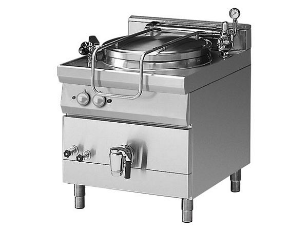 Modular Gas boiling pan, quick cook function, 100 liters