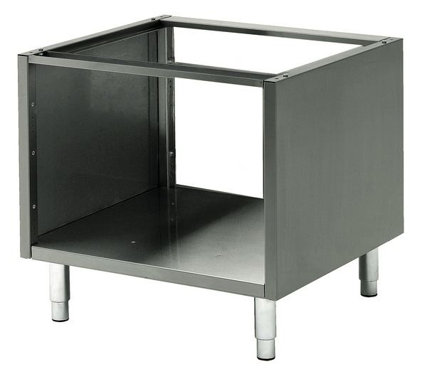 Base frame, open with intermediate shelf, 600x550x580mm