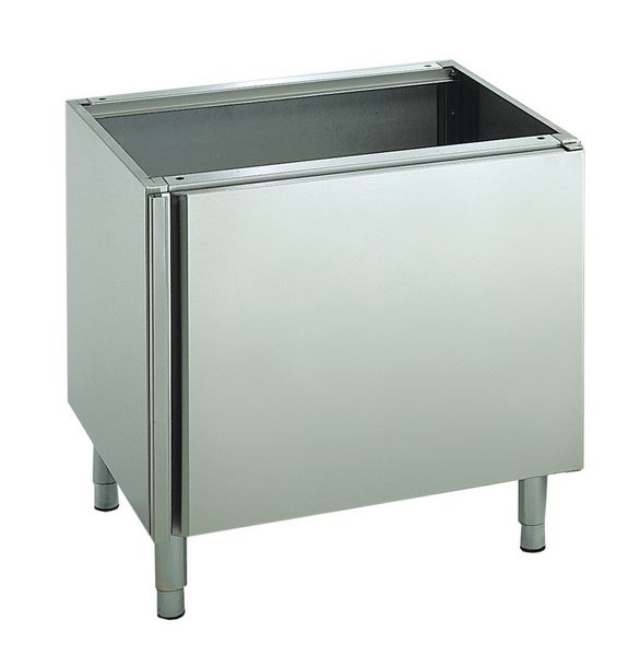 Base cabinet, with swing door and intermediate shelf, 600x550x58