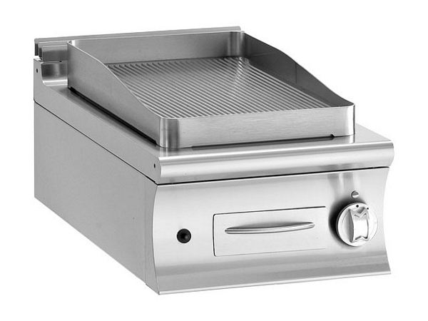 Modular Gas Griddle plate, grooved, 6,9 kW, 450x900x250mm