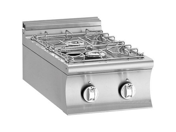 Modular Gas range, 2 burner, 13 kW, 450x900x250mm