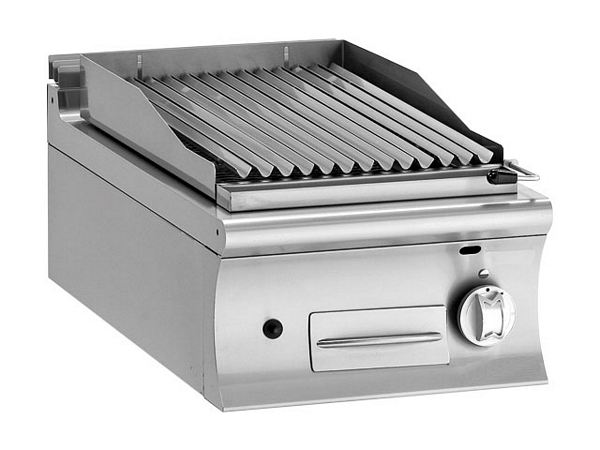 Modular Gas lava stone grill, 9,5 kW, 450x900x250mm