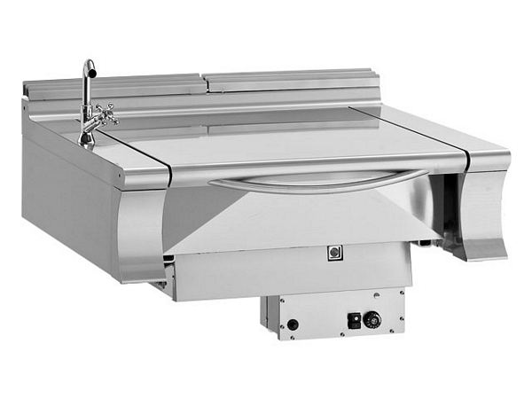 Modular Tilting frying pan, with motor, 70 liters, 900x900x250mm