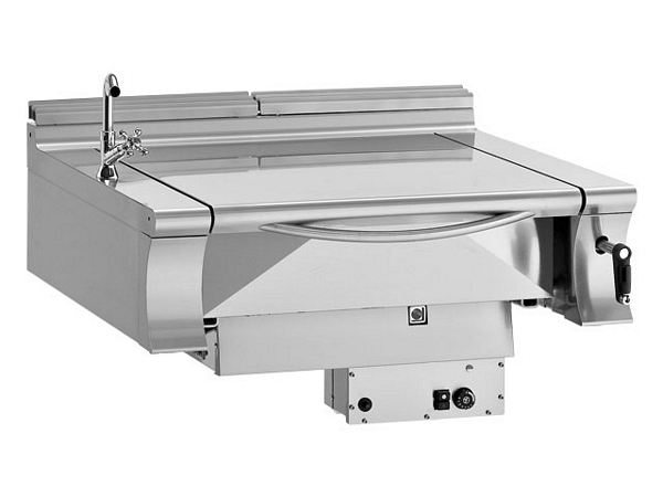Modular Gas-tilting frying pan, 70 liters, 900x900x250mm