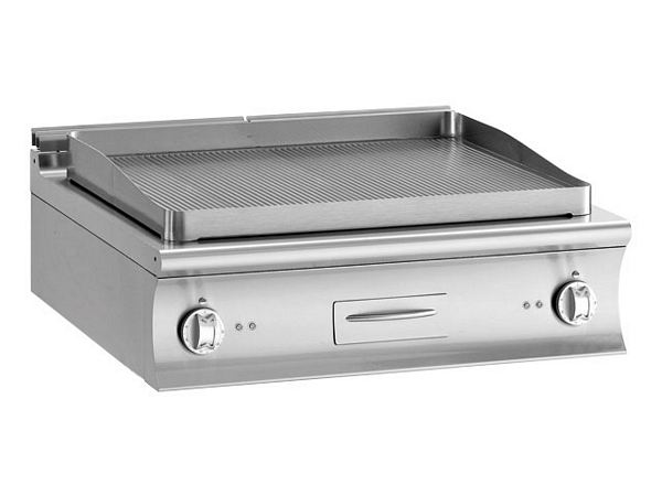 Modular Gas Griddle plate, grooved, 13,8 kW, 900x900x250mm