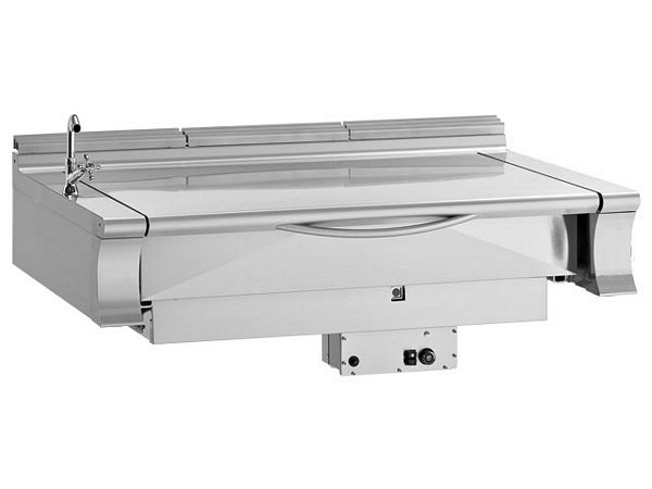 Modular Tilting frying pan, with Motor, 112 liters, 1350x900x250
