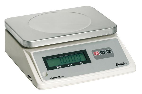 Electronic kitchen scale, 290x330x125mm