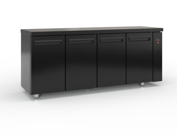 Cooling table without compressor (195x70cm) in the color black.
