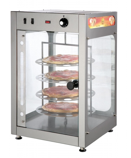 Pizza-Cone Vitrine/Elektrischer Pizza-Wärmer-480x420x770 cm