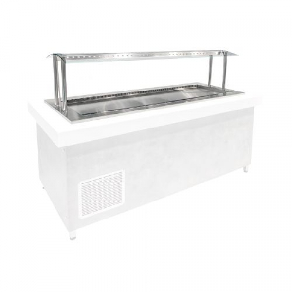 Drop-in refrigerated surface with air DRE AE 172