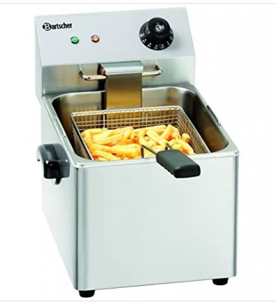 Electric deep fat fryer "SNACK III", 1 basin, 8 litres, 265x430x