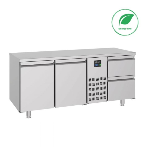 700 REFRIGERATOR 2 DOORS AND 2 DRAWERS MONOBLOCK ( Energy Saving )