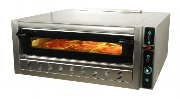 Gas Pizzaofen mit Einkammer FG6L 1200x860x570 cm