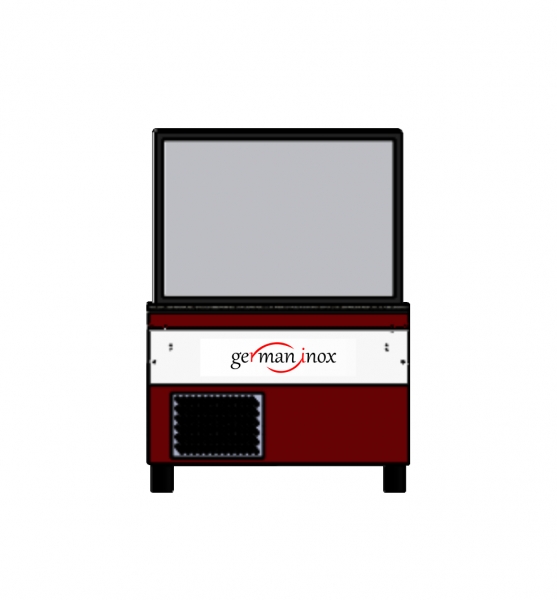Gastroline | Bistroline refrigerated display case with forced air cooling 1260x910x902