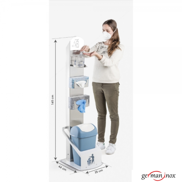 Hygiene station | Disinfectant dispenser | Protection against corona virus