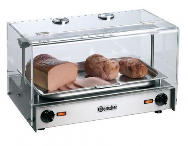 Hot display top for GN 1/1, 0,84 kW, 570x390x360mm
