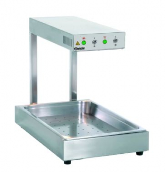 Infrared overhead dish warmer GN 1/1, 1,0 kW, 330x560x500mm