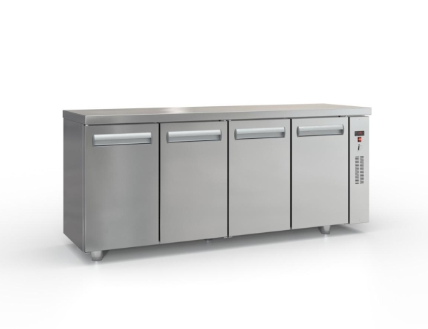 Cooling table without compressor (195x70cm) in the color silver