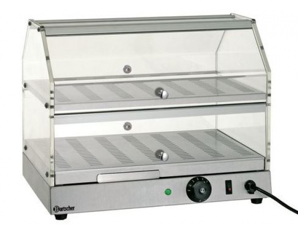 Heated display case, 2 levels, 500x400x415mm