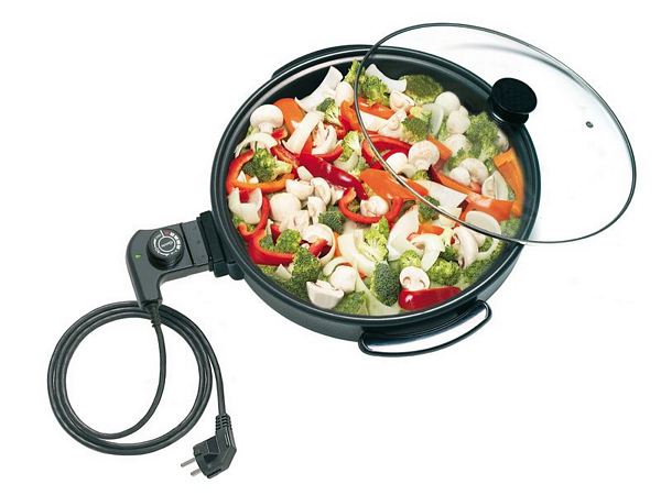 Electric multi pan "MINI", 1,3 kW, Diameter 32 cm
