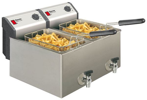 Bartscher Double deep fat fryer "PROFI-LINE", 539x483x363mm