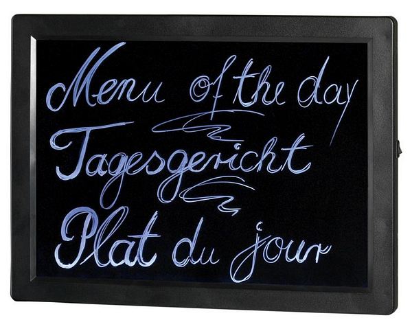 Illuminated display board, with neon effect, 485x32x365mm