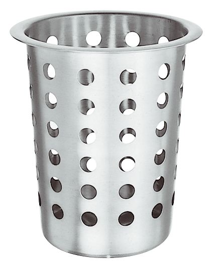 Cutlery cylinder, Chrome nickel steel, Ø 115 mm, height 145 mm