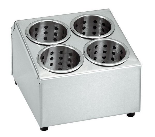 Cutlery holder, for 4 cutlery cylinders, 265x305x200mm