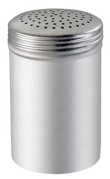 Salzstreuer, 6 Stück, Aluminium, mit Schraubdeckel, Ø 65 mm
