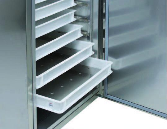 Stainless Steel Refrigerator, –4 bis +6, 780x680x2000mm
