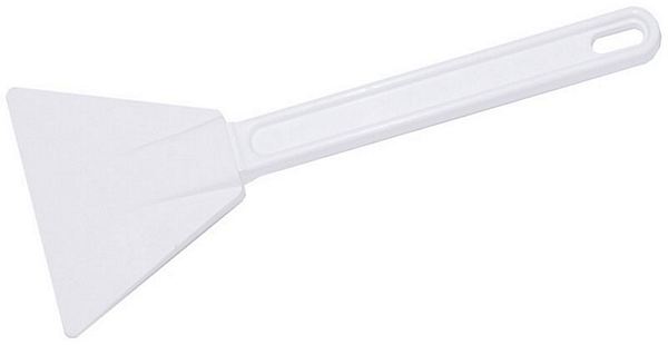 Contacto Triangular Spatula white thermo elastic plastic with Ex