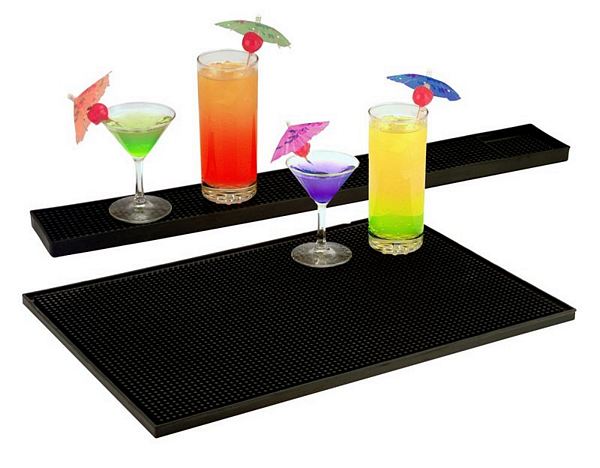 Contacto Bar Mat black rubber