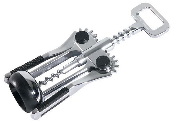 Contacto Corkscrew chrome plated brass, mirror polished