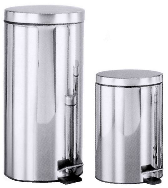 Contacto Pedal Bin 18/0 stainless steel, mirror polished