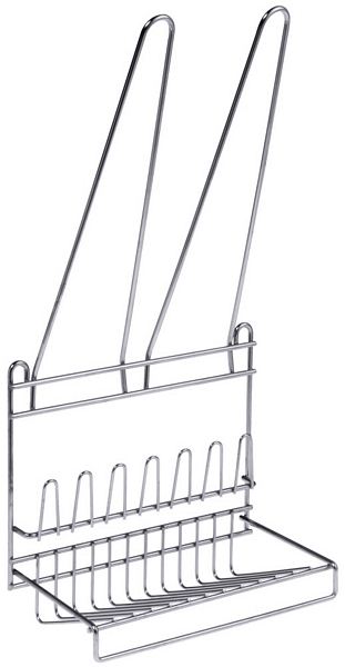 Contacto Wallrack for 2 Piping Bags/ 7 Tubes, stainless steel