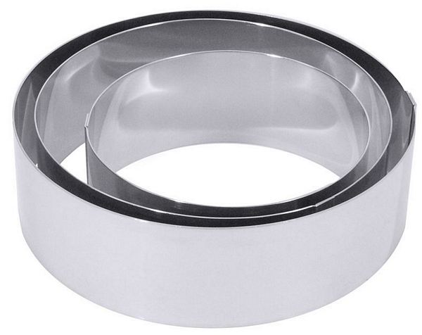 Contacto Mousse Ring stainless steel, mirror polished