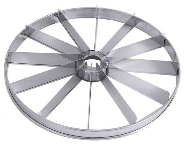Contacto Flan Divider stainless steel, mirror polished finish