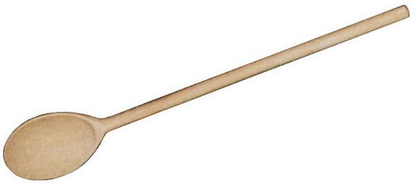 Contacto Holzkochlöffel,oval extra stark, aus Buchenholz