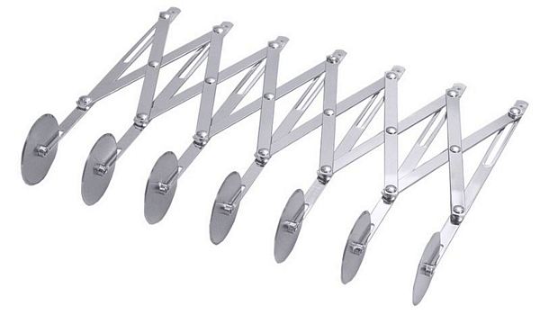 Contacto Dough Cutter, adjustable stainless steel, mirror polish