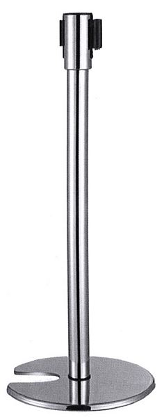 Contacto Barrier Post stainless steel, 3-way retractable