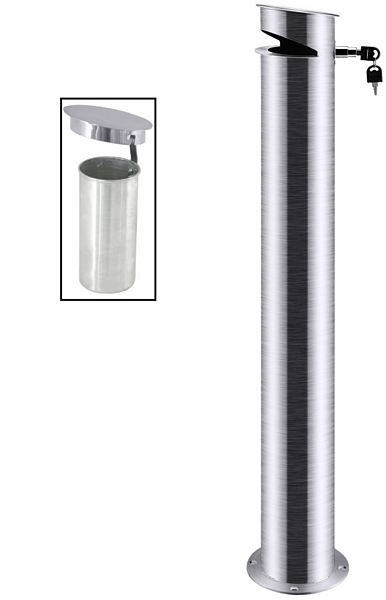 Contacto Ashtray, outdoor stainless steel