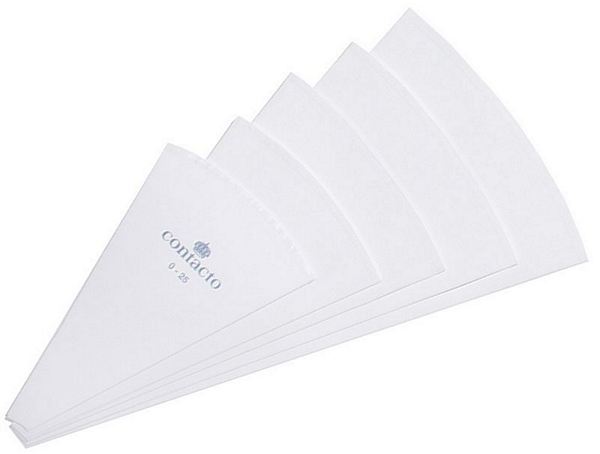 Contacto Piping Bag multi coated cotton, with reinforced tip
