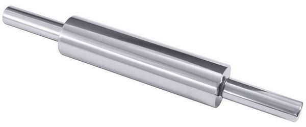 Contacto Rolling Pin all 18/10 stainless steel, mirror polished