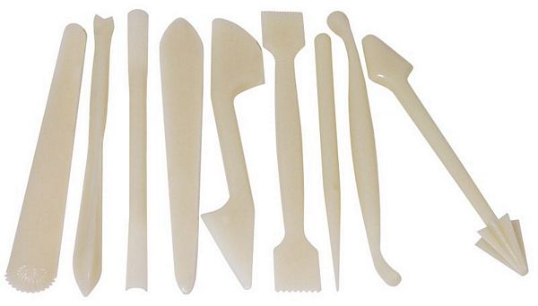 Contacto Marzipan-Modellierset aus Kunststoff, 12-teilig in Dose