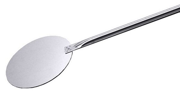 Contacto Pizza Peel all stainless steel, round satin polished