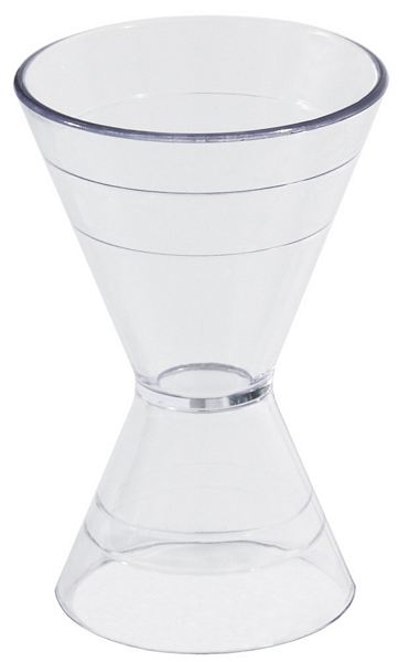 Contacto Cocktail Jigger clear polycarbonate, graduated