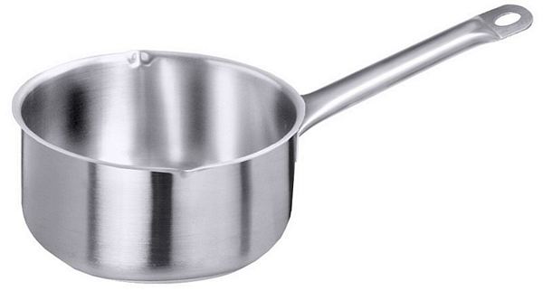 Contacto Cooking pot, satin polished, with hollow handle, 7mm sa
