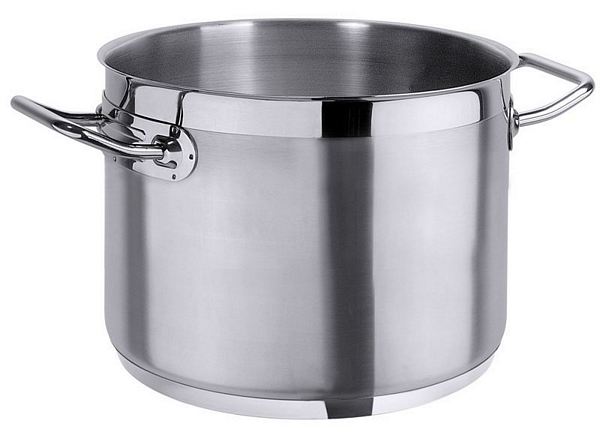 Contacto Cooking pot, satin polished, with sandwich base up to 3